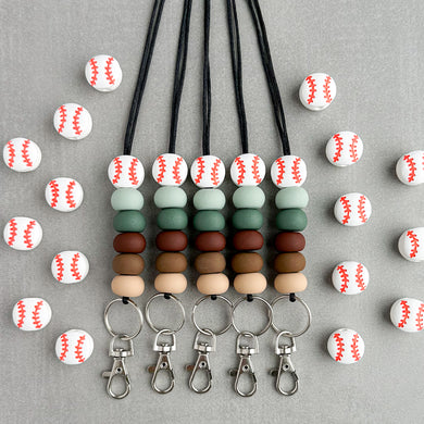 Vintage Vibes Baseball Lanyard