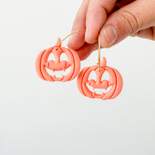 Load image into Gallery viewer, Jack O Lantern Hoops