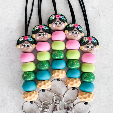 Frida Inspired Specialty Lanyard