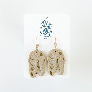 Fossil Rex Scull Earrings