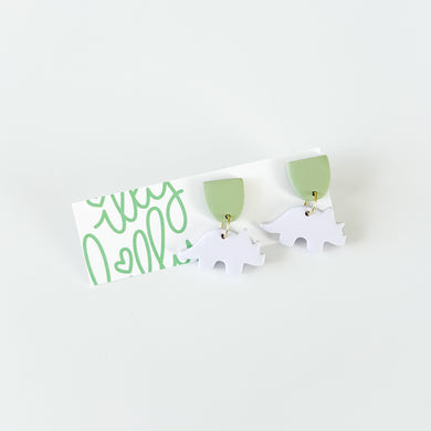 Mini Dino Earrings