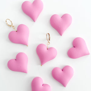 Puffy Heart Earrings