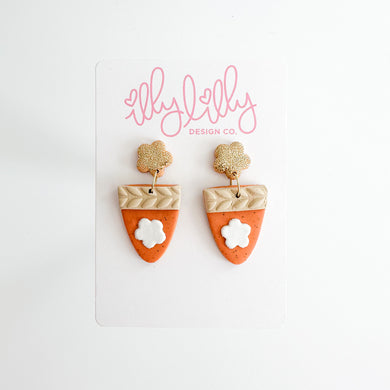 Pumpkin Pie Drop Earrings