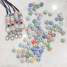 Load image into Gallery viewer, Gelato Swirl Beaded Lanyards