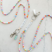 Load image into Gallery viewer, TEACH Friendship Bracelet Full Beaded Lanyard