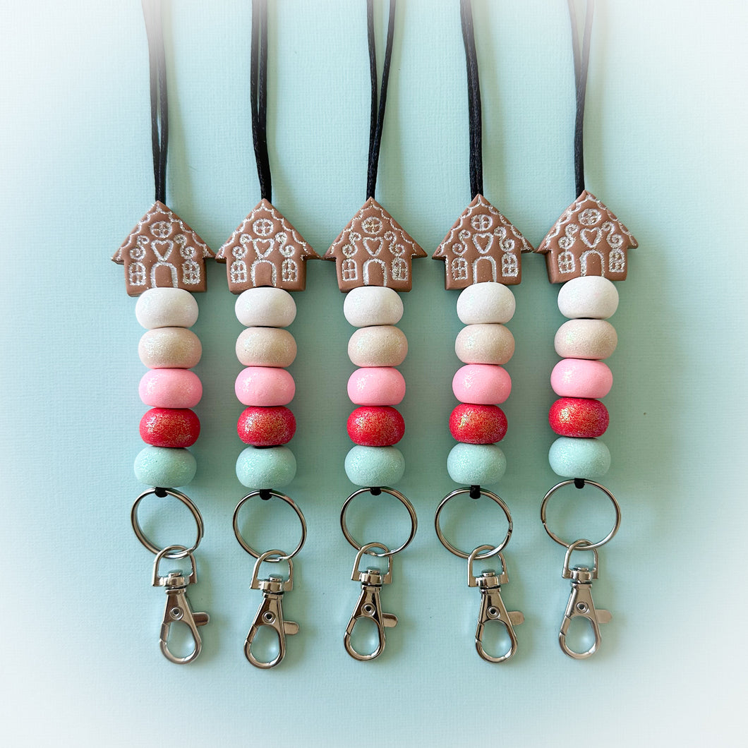 Gingerbread House Lanyard