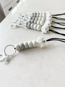 Ombré White Ghost Lanyard