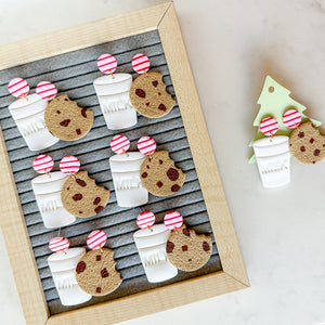 Milk and Cookie Earrings