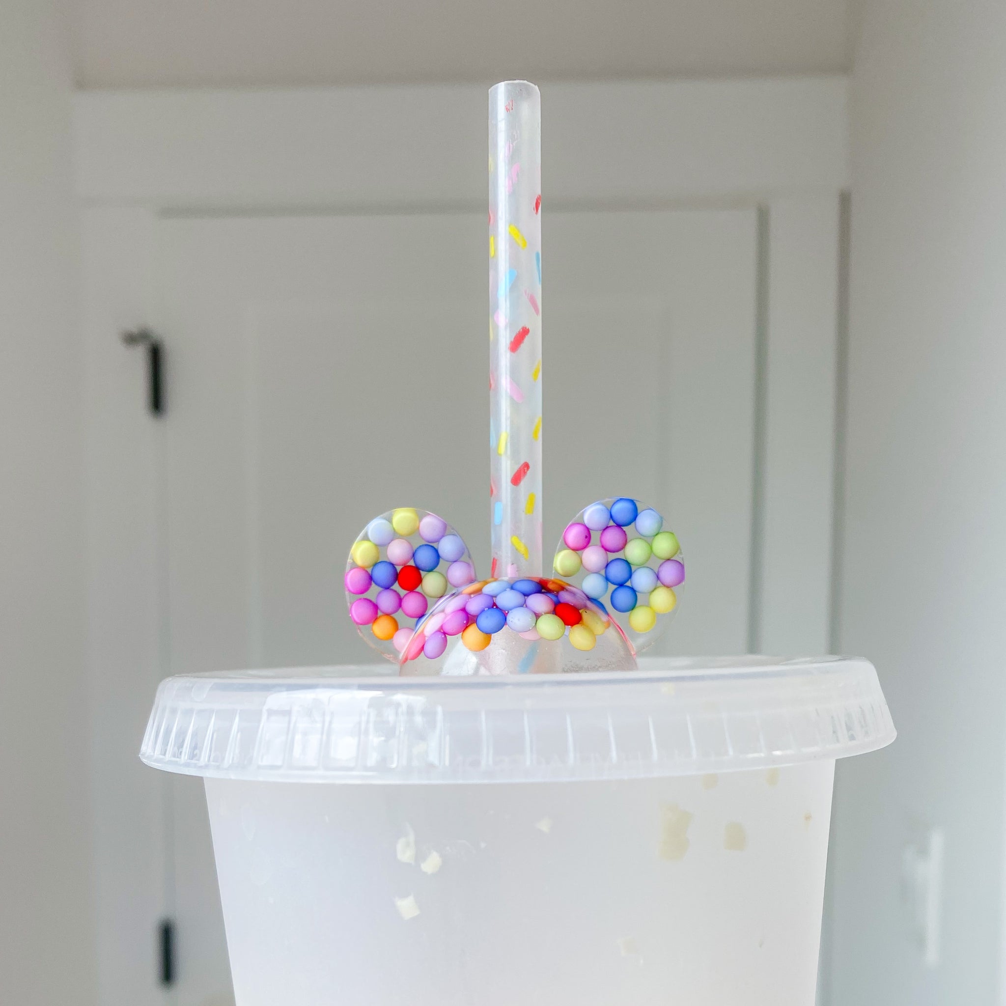 Glitter Black Magical Mouse Straw Toppers – Illy Lilly Design Co